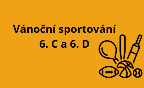 Vánoční sportování tříd 6. C a 6. D